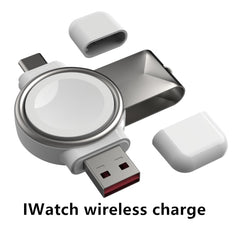 3-in-1 MagSafe Wireless Charging Stand for iPhone, Apple Watch & AirPods