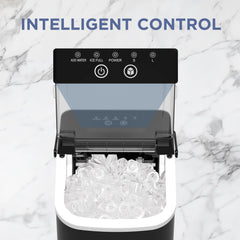 Portable Countertop Ice Maker with Self-Cleaning Feature – 26 lbs Daily Capacity