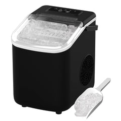 Portable Countertop Ice Maker with Self-Cleaning Feature – 26 lbs Daily Capacity