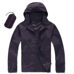 Collapsible Rain Hoodie - Unisex Waterproof & Stylish Outerwear