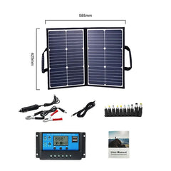 Portable Foldable Solar Panel Kit – Lightweight & Eco-Friendly Power Solution